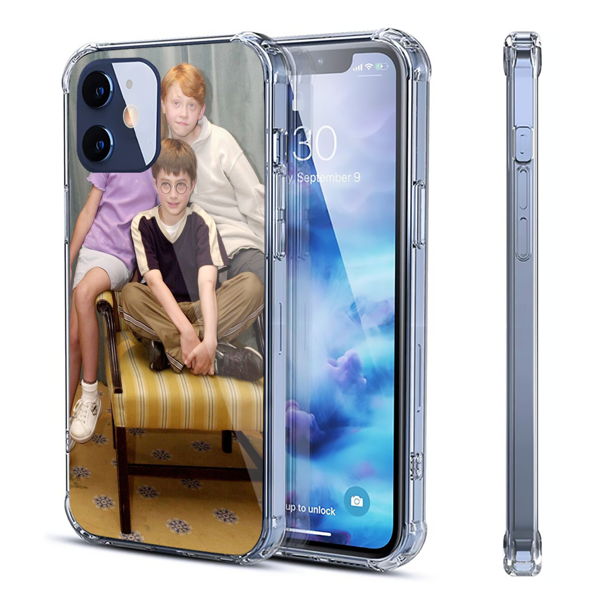 （画像用） Harry Potter ハリー・ポッターシリーズ 【iPhone 12シリーズ対応】透明スマホケース（クリアソフトケース）